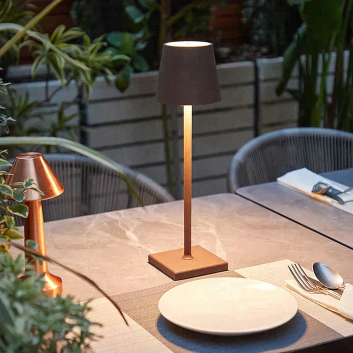 EternoLight | Draadloze Tafellamp – Gezellige Verlichting voor Huis en Tuin