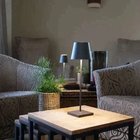 EternoLight | Draadloze Tafellamp – Gezellige Verlichting voor Huis en Tuin