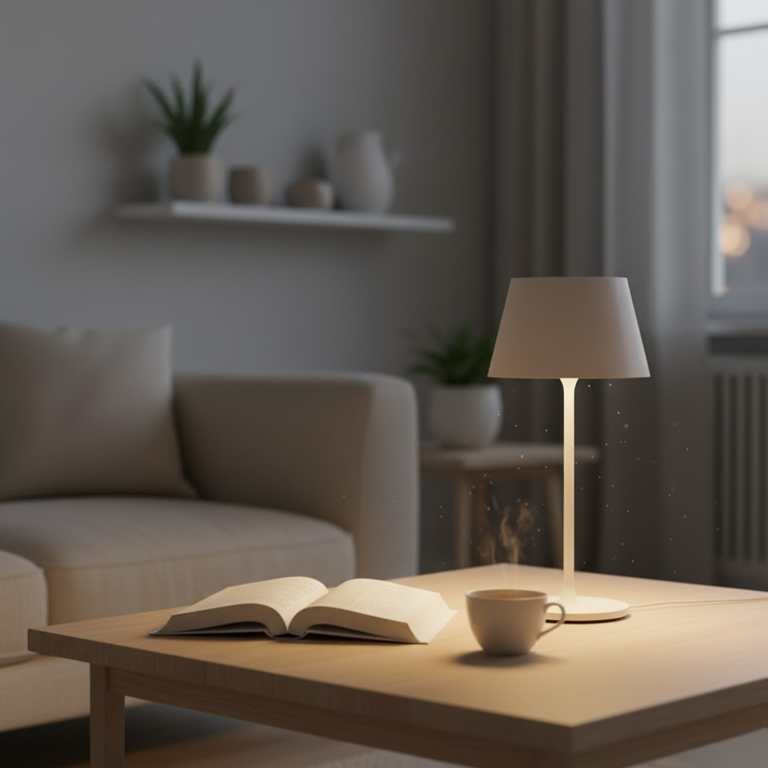 EternoLight | Draadloze Tafellamp – Gezellige Verlichting voor Huis en Tuin