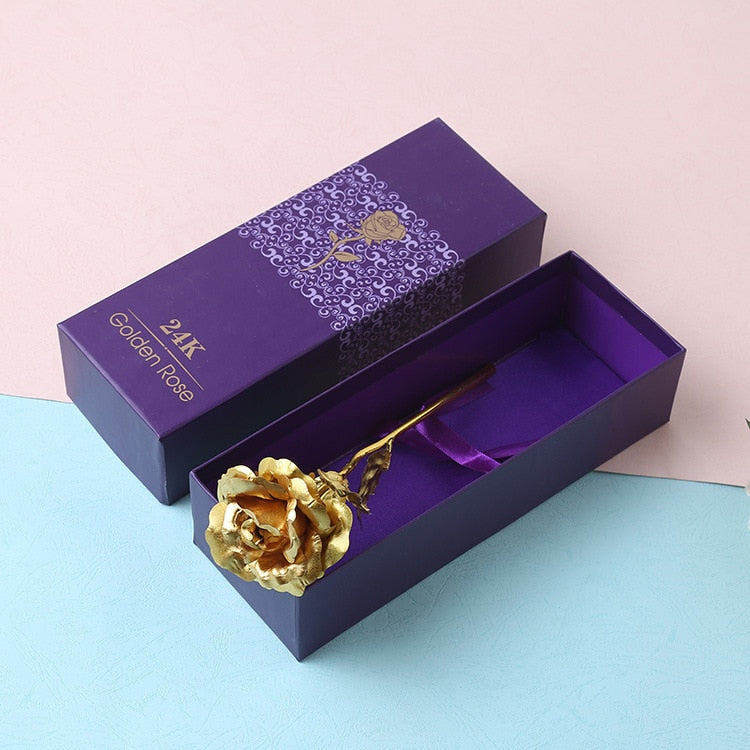 Eternity Rose 24K Goudgeplateerd Folie Cadeau