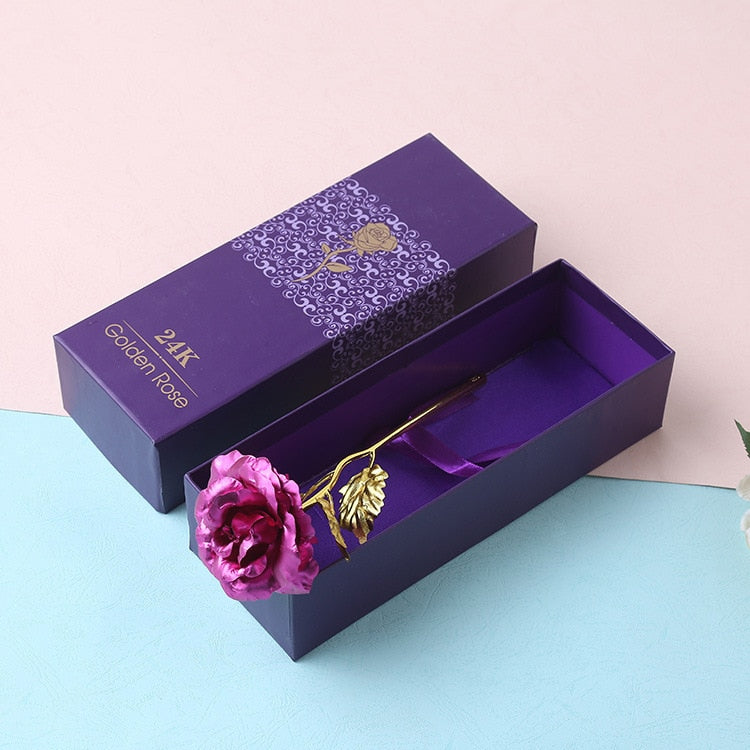 Eternity Rose 24K Goudgeplateerd Folie Cadeau