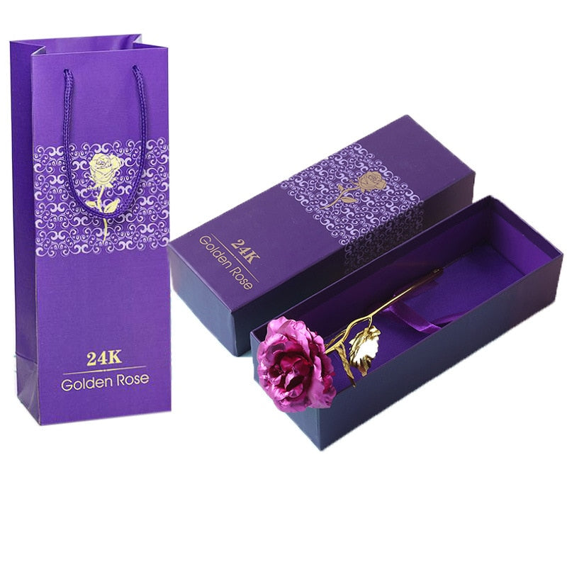 Eternity Rose 24K Goudgeplateerd Folie Cadeau