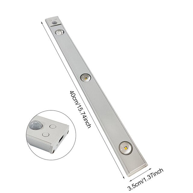 Brehn | WallGlow - Draadloze LED - slim - met bewegingssensor - Praktische verlichting