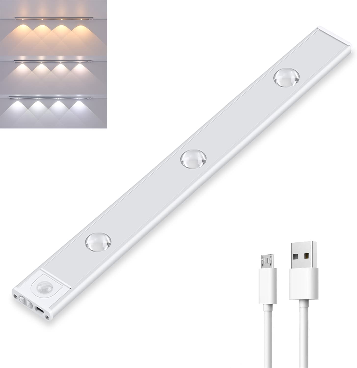 Brehn | WallGlow - Draadloze LED - slim - met bewegingssensor - Praktische verlichting