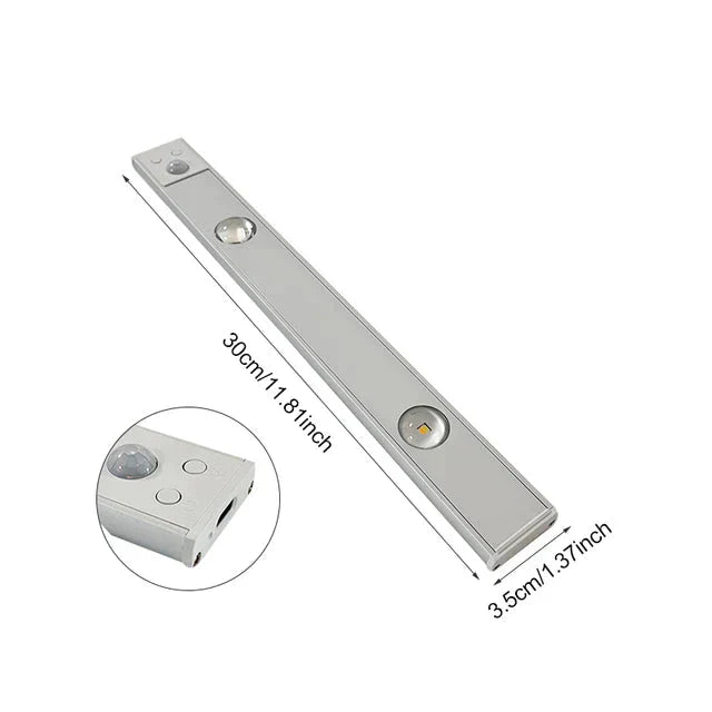 Draadloze LED-lamp met bewegingssensor | Oplaadbaar, dimbaar & 3 kleuren