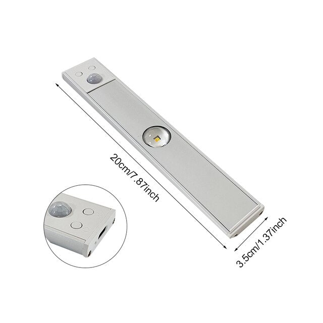 Brehn | WallGlow - Draadloze LED - slim - met bewegingssensor - Praktische verlichting