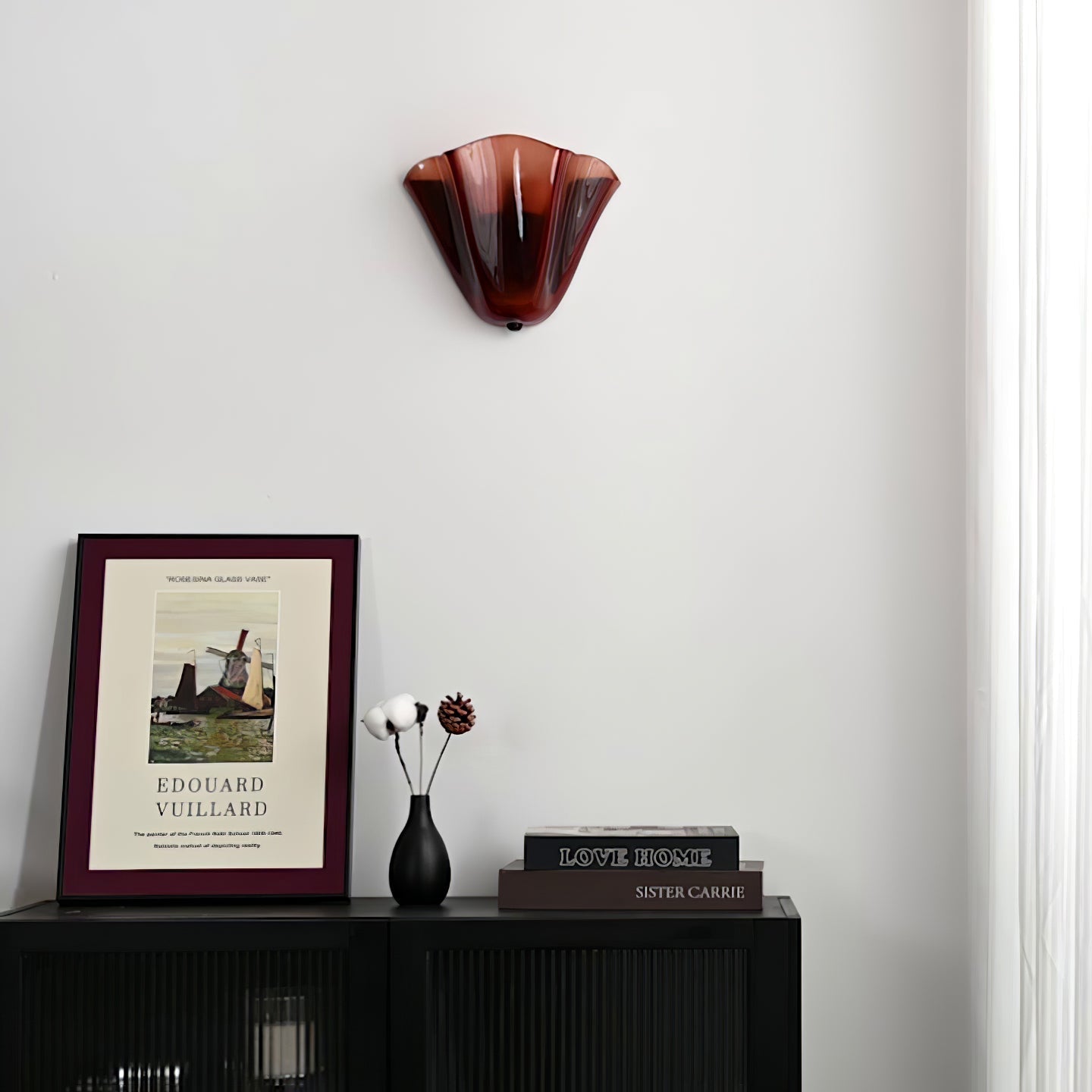 Lustra Wandlamp Elegant met Zachte Lijnen