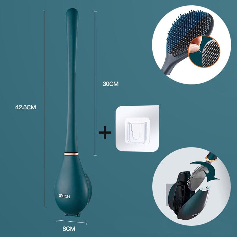 Moderne flexibele siliconen toiletborstel