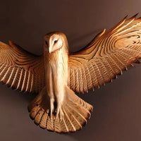 Houten Wanddecoratie – Uil “Majestic”