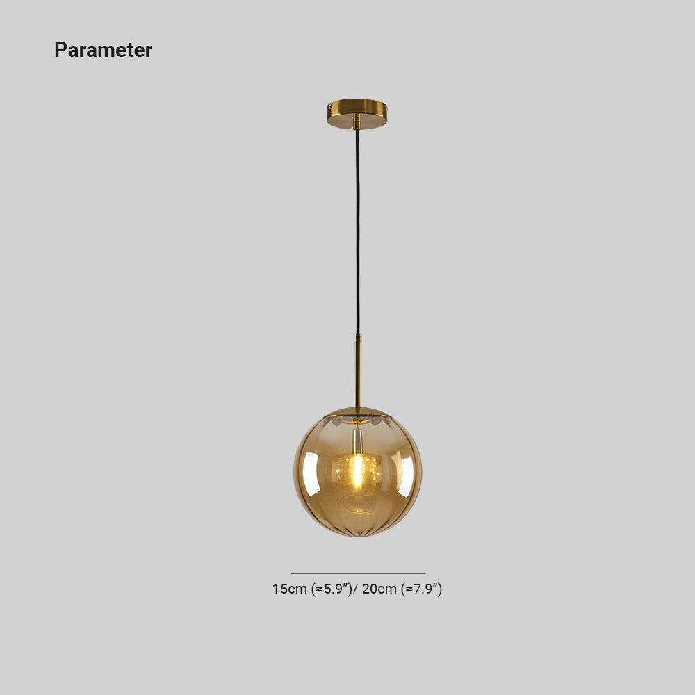 Lexa Hanglamp Moderne Metaal/Glas