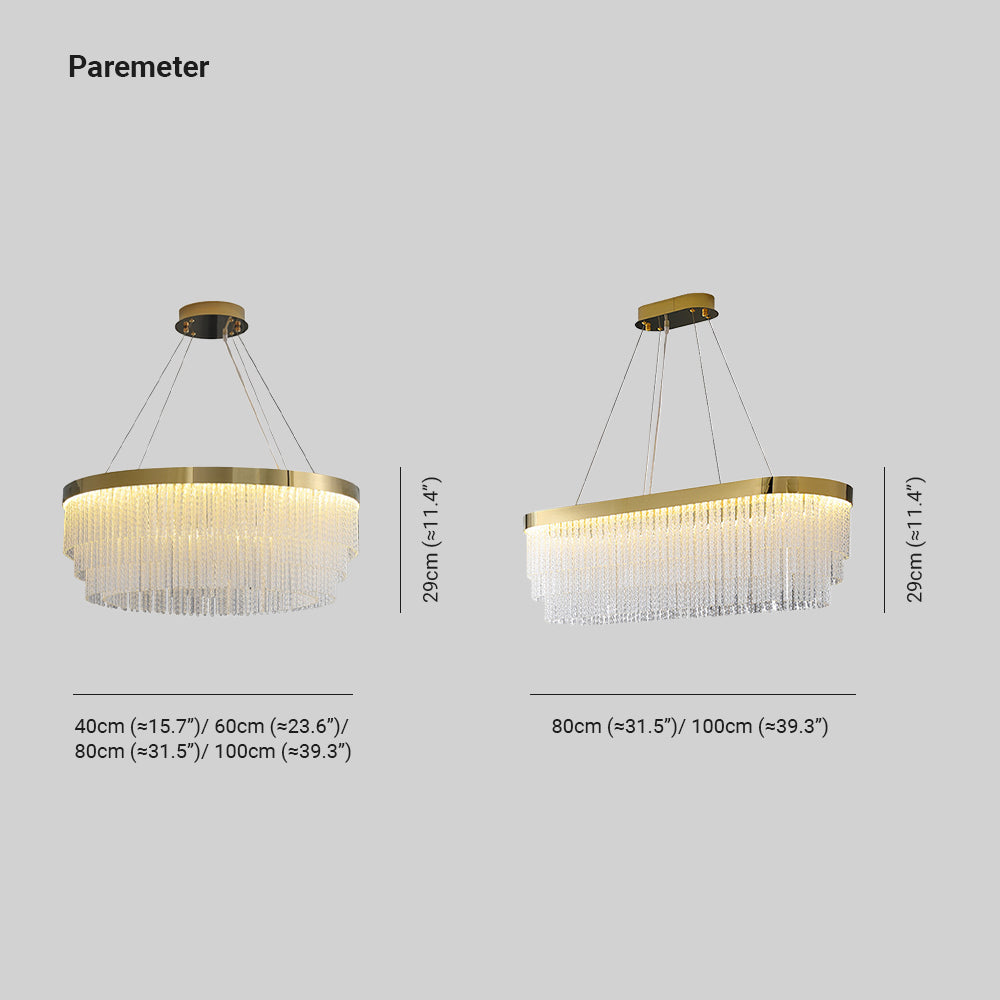 Arisha Hanglamp Ronde Modern, Metaal, Goud, Woonkamer/Horeca