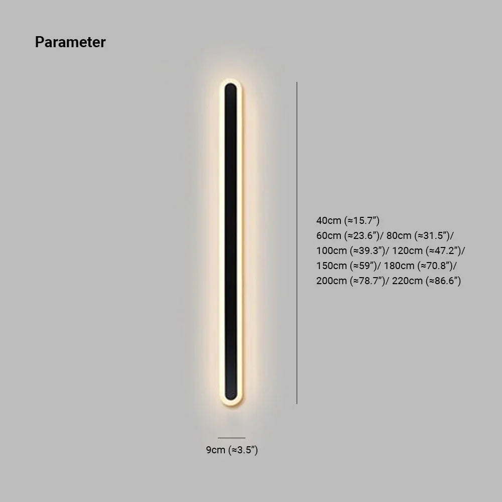 Lina Lineaire Buitenwandlamp