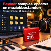 DataSprint Externe SSD 2TB – Praktisch Cadeau voor DJ & Muziekproducer
