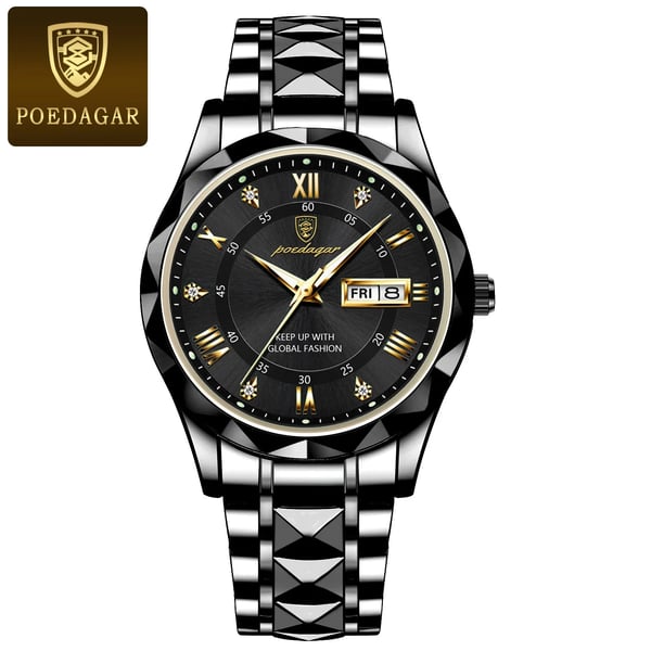 Waterdichte luxe herenarmbandhorloge van topmerk met verlichting