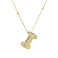 Diamanten Ketting met Letter