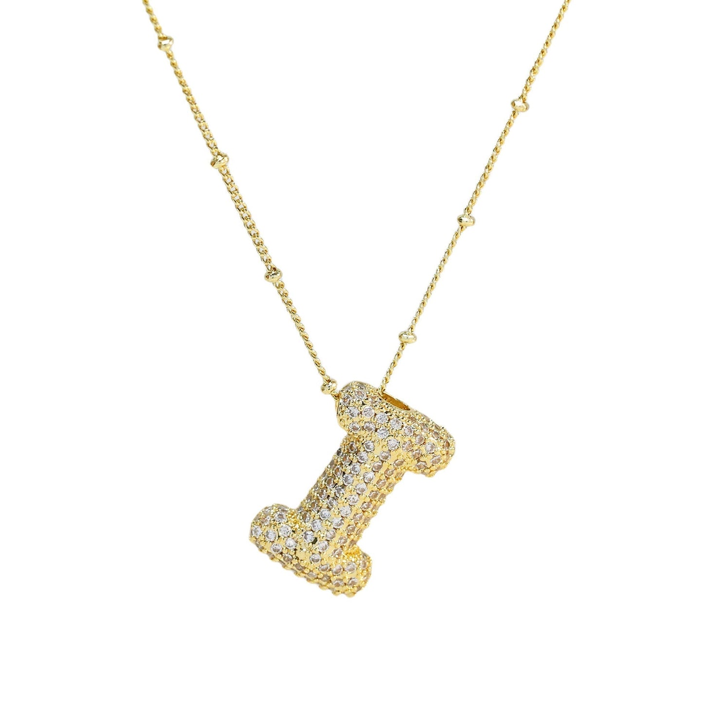 Diamanten Ketting met Letter