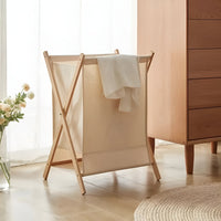 Opvouwbare Wasmand van Hout – Robuust Houten Design | Decoratief en Functioneel