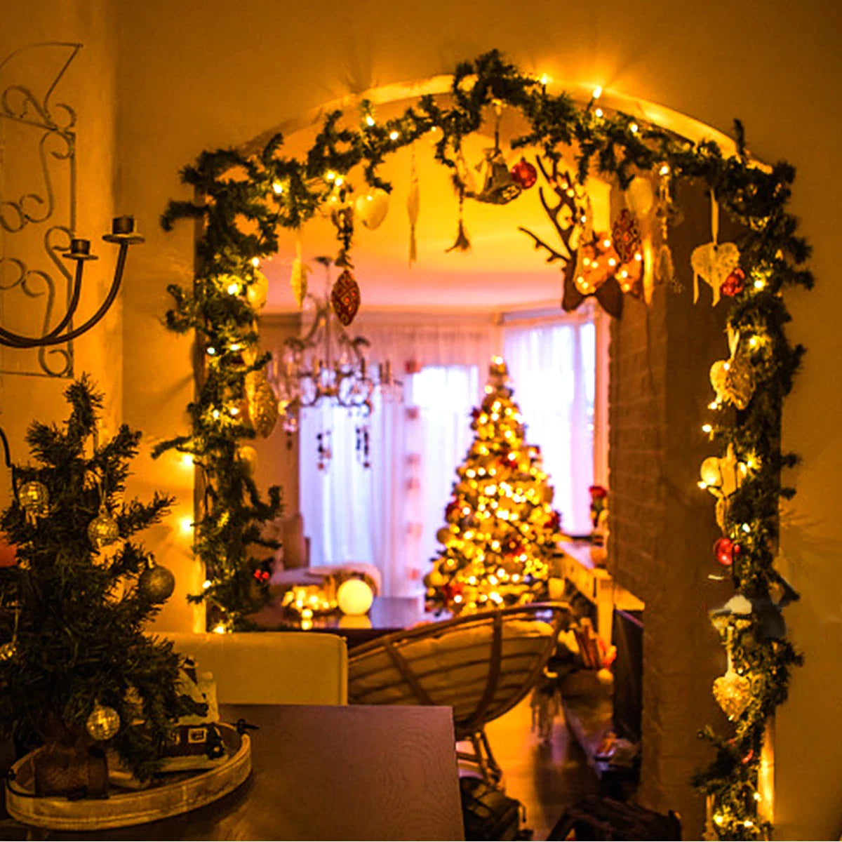Ghirlanda LED Waterdicht - Buitenverlichting voor Tuinen, Feesten en Kerstdecoraties