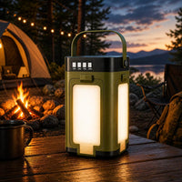 Vouwbare Zonne-Outdoor Lamp | LED Campinglamp met Powerbank | Sonnklapp