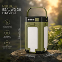 Vouwbare Zonne-Outdoor Lamp | LED Campinglamp met Powerbank | Sonnklapp