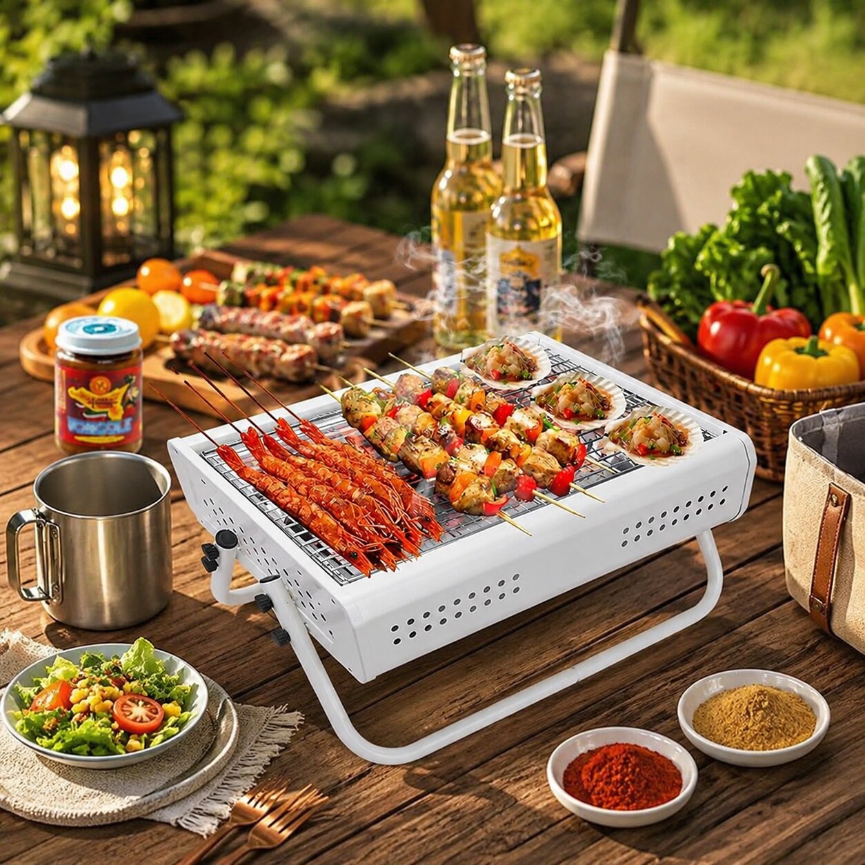 Opvouwbare Camping Houtskoolgrill | Glutfalte