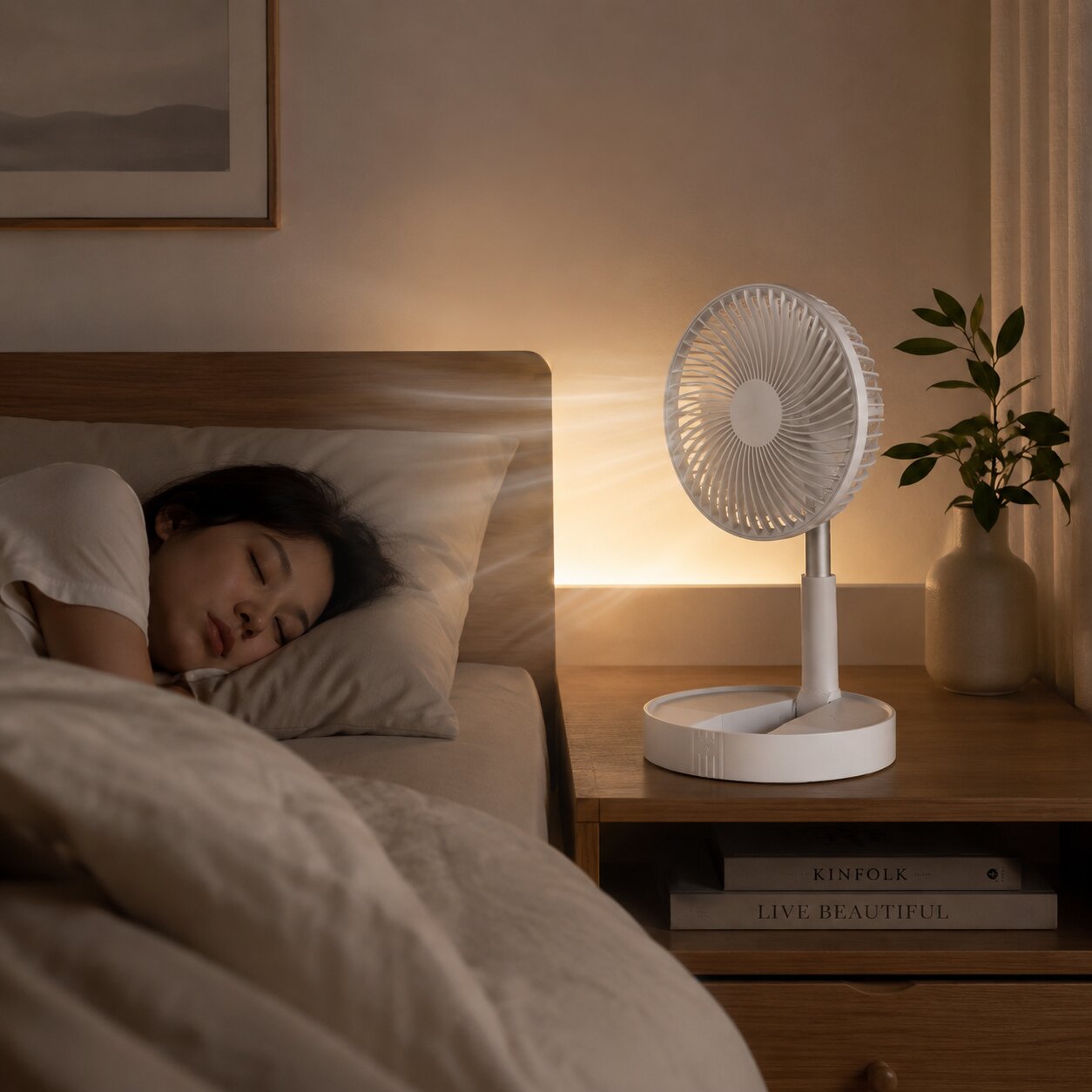 Vouwbare USB Accu Ventilator | Vouwbries