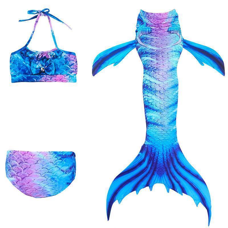 Barnas Zeemeermin Badpak - Prinses Bikini Set