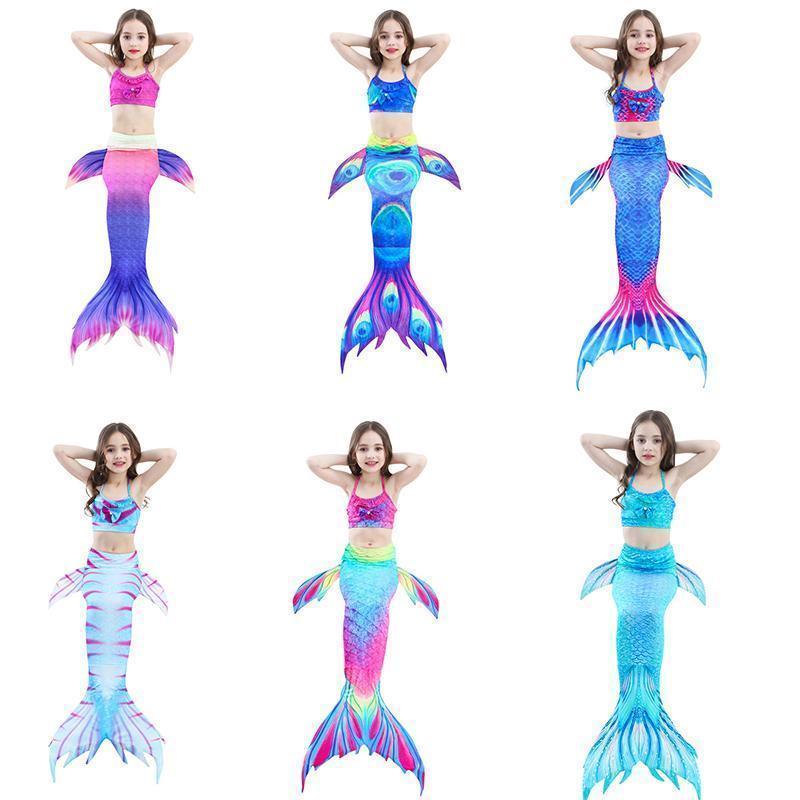 Barnas Zeemeermin Badpak - Prinses Bikini Set