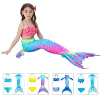 Barnas Zeemeermin Badpak - Prinses Bikini Set