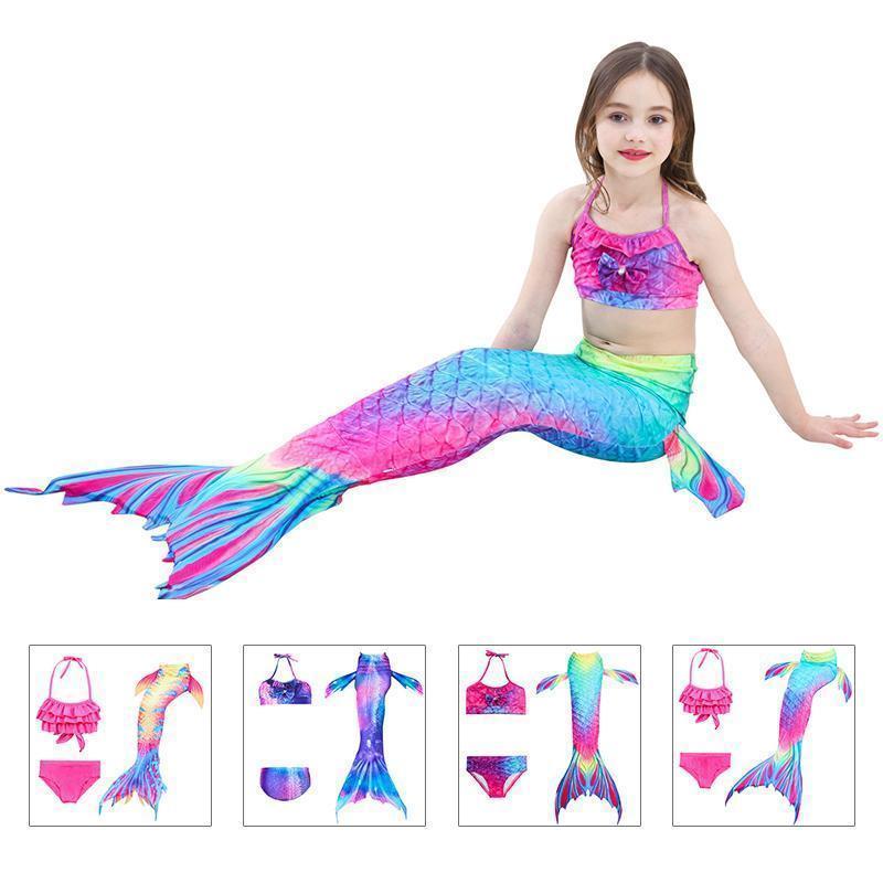 Barnas Zeemeermin Badpak - Prinses Bikini Set