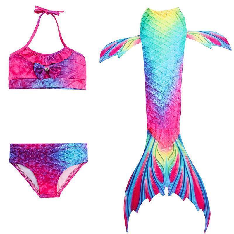 Barnas Zeemeermin Badpak - Prinses Bikini Set
