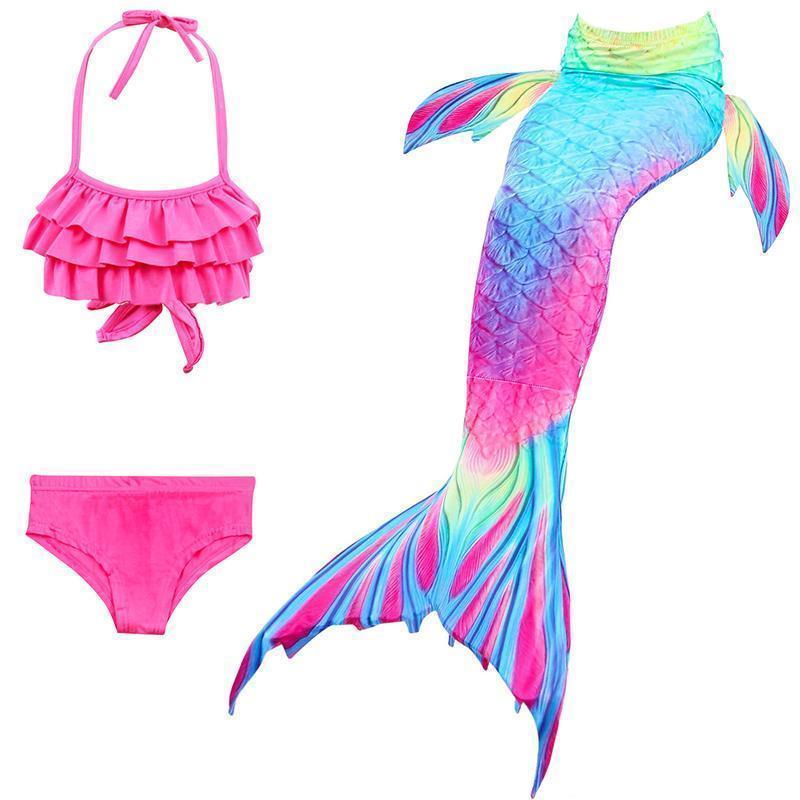 Barnas Zeemeermin Badpak - Prinses Bikini Set
