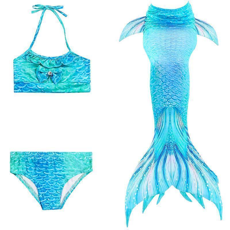 Barnas Zeemeermin Badpak - Prinses Bikini Set