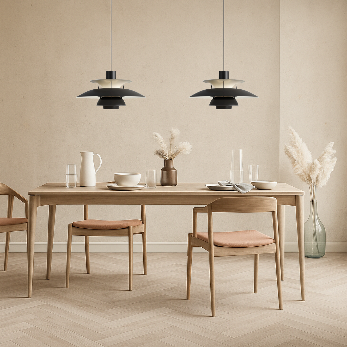 Multilaags Deens Hanglamp