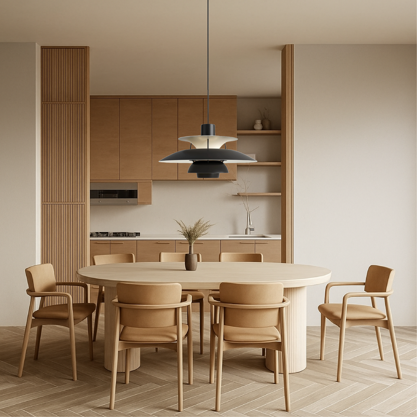 Multilaags Deens Hanglamp