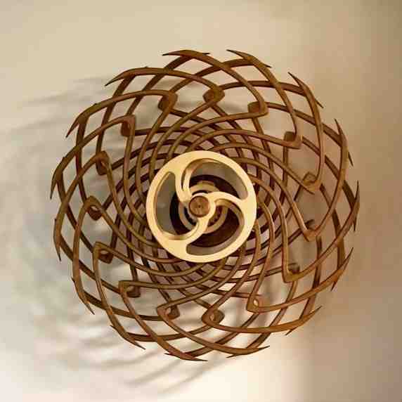 TimeWood™ | 100% Handgemaakte Kinetische Houtsculptuur