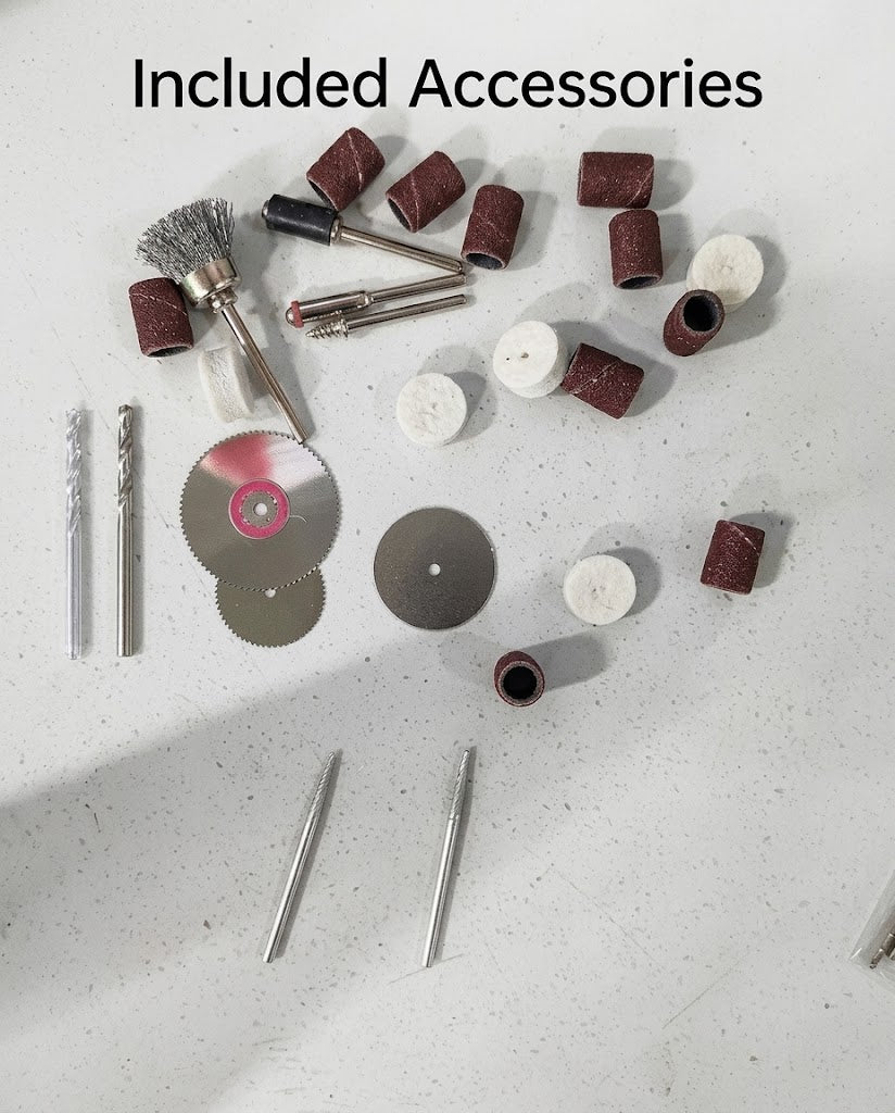 EngravePro – Set van precisie elektrische graveertools met verschillende accessoires voor doe-het-zelf projecten
