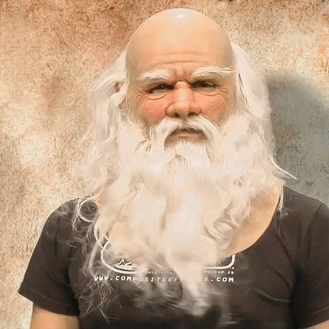 FestiveFace | Kerstman Masker – Realistisch Kostuum