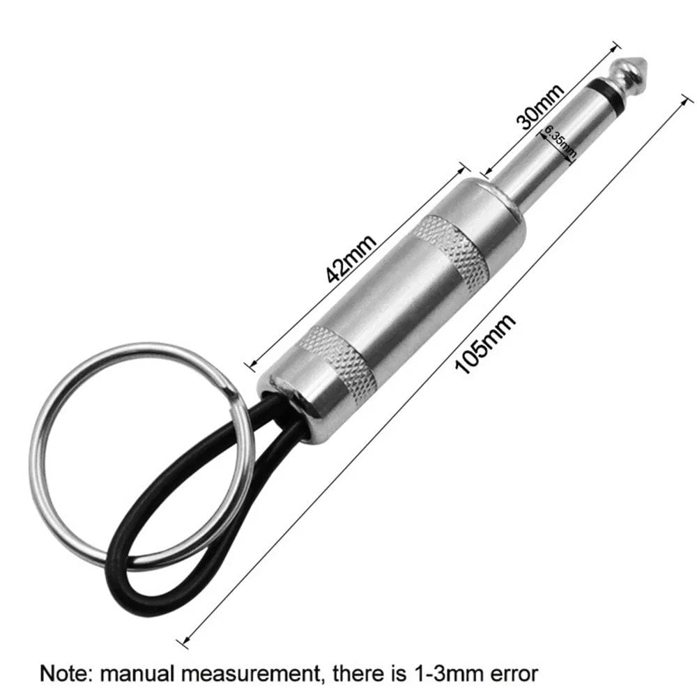 Keyamp Sleutelhanger | Gitaarversterker-Design | Wandmontage Sleutelbord met Jack-ingangen
