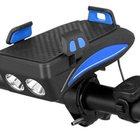 FietsPro 4-in-1 Telefoonhouder, Powerbank, Verlichting & Claxon