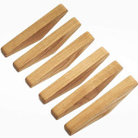 Set met Draadhaak Nordhaak – 6 Minimalistische Kledinghaken gemaakt van Massief Hout