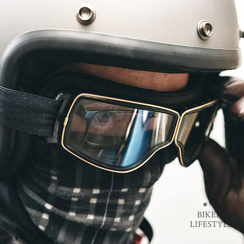 Vintage Motorfiets Goggles