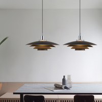Moderne Metalen Laaghangende Lamp