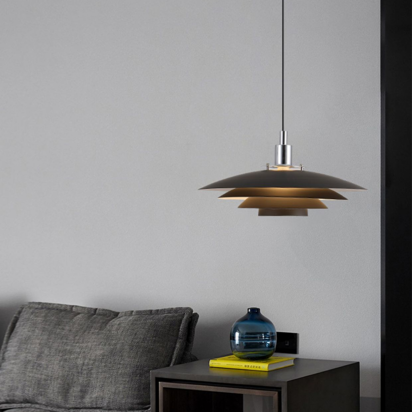 Moderne Metalen Laaghangende Lamp