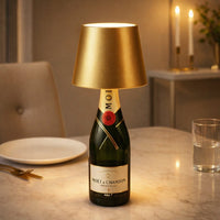 Fleslamp | Fles als Tafellamp | Oplaadbare Tafellamp | Flesstop | LumiFles