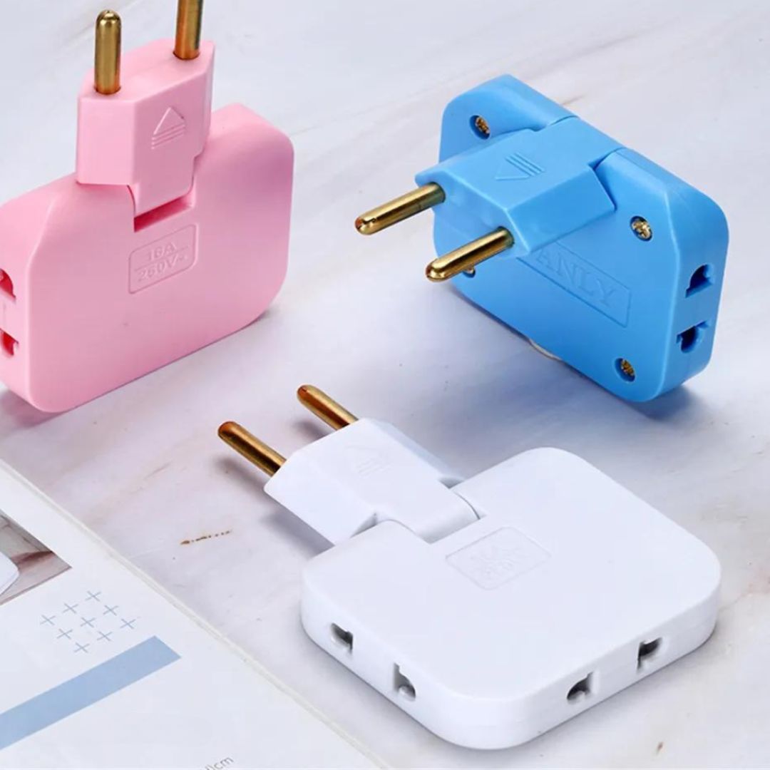 Flachstecker | Drievoudige Platte Stekkerdoos | FlexiPlug