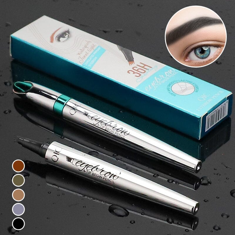 Waterdichte 3D-Microblading-Ombrow Potlood met 4 Vorkpunten