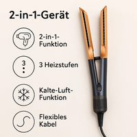 Föhn & Steiltang in 1 | 2 in 1 Haarstyler | Volyra