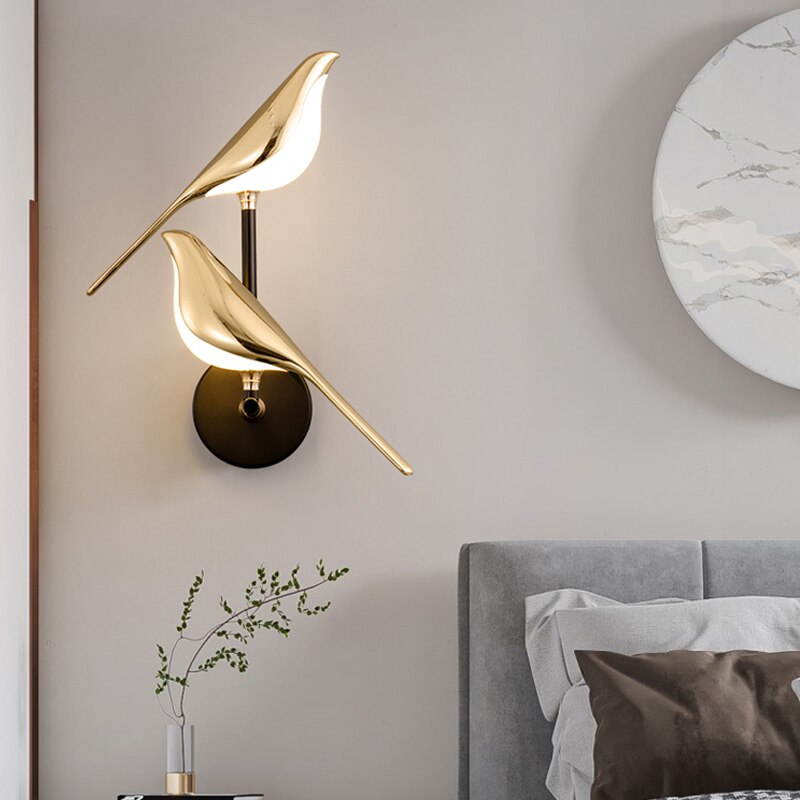 Moderne Wandlamp | Vogelvormig Ontwerp