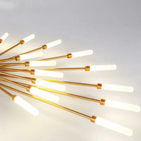 Moderne LED plafondlamp - minimalistisch design in zonnestraal stijl